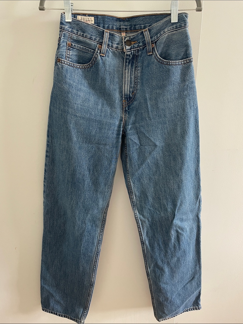 Levi's Women's Blue Straight-Leg Jeans